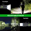 APLOS F30 Zoom Flashlights LED Rechargeable, 3000 Lumens dimmable Flashlight Zoom Torch, EDC Tactical Flash Lights high lumens, Zoomable and infinitely dimmable to Meet All Daily Lighting Needs APLOS Dive Light Official