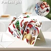 6PCS DIY Diamond Art Greeting Cards Santa Claus Congratulations Cards & Gift