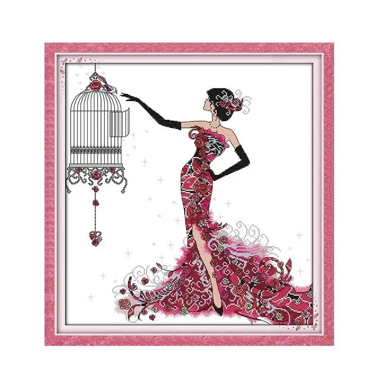 『Joy Sunday』Character - 14CT Stamped Cross Stitch(40*50cm)
