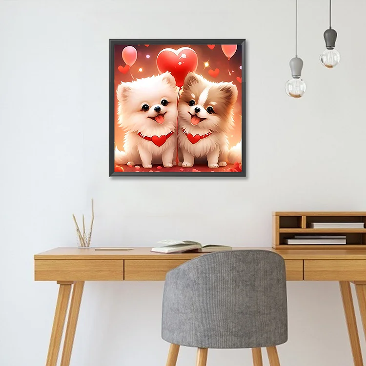 Paint by Numbers for Kids Ages 8-12 Girls,Cute Animal Pomeranian,Pet  Dog,DIY Oil Painting Kit impression Retro Wall Decor Gift Kits,40x50cm :  : Home