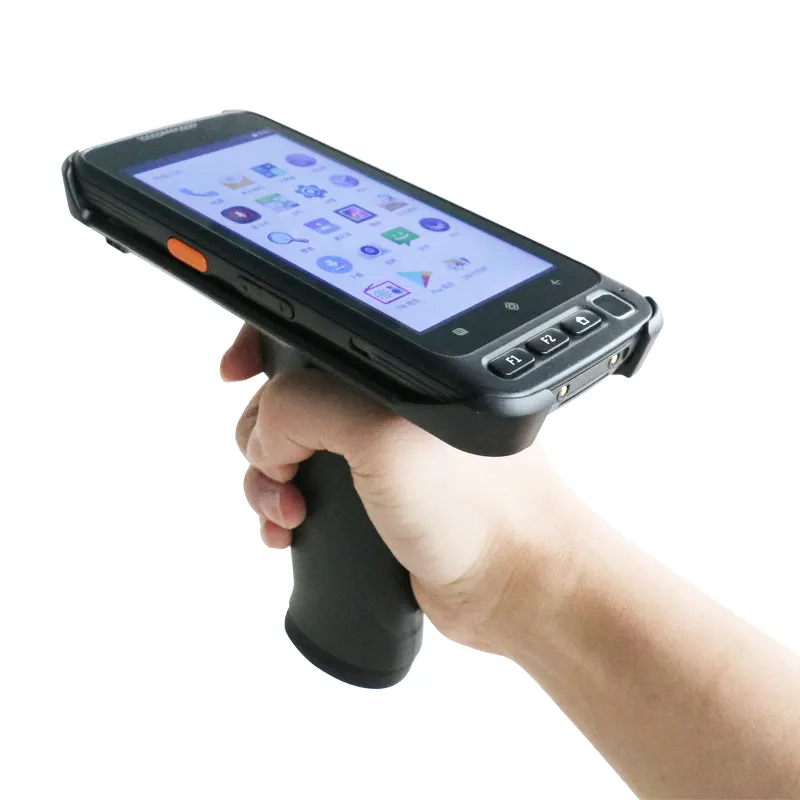 handheld rfid reader with Charger IP65 5 inch Android 7.0 4000/8000mAh uhf rfid reader scanner 17