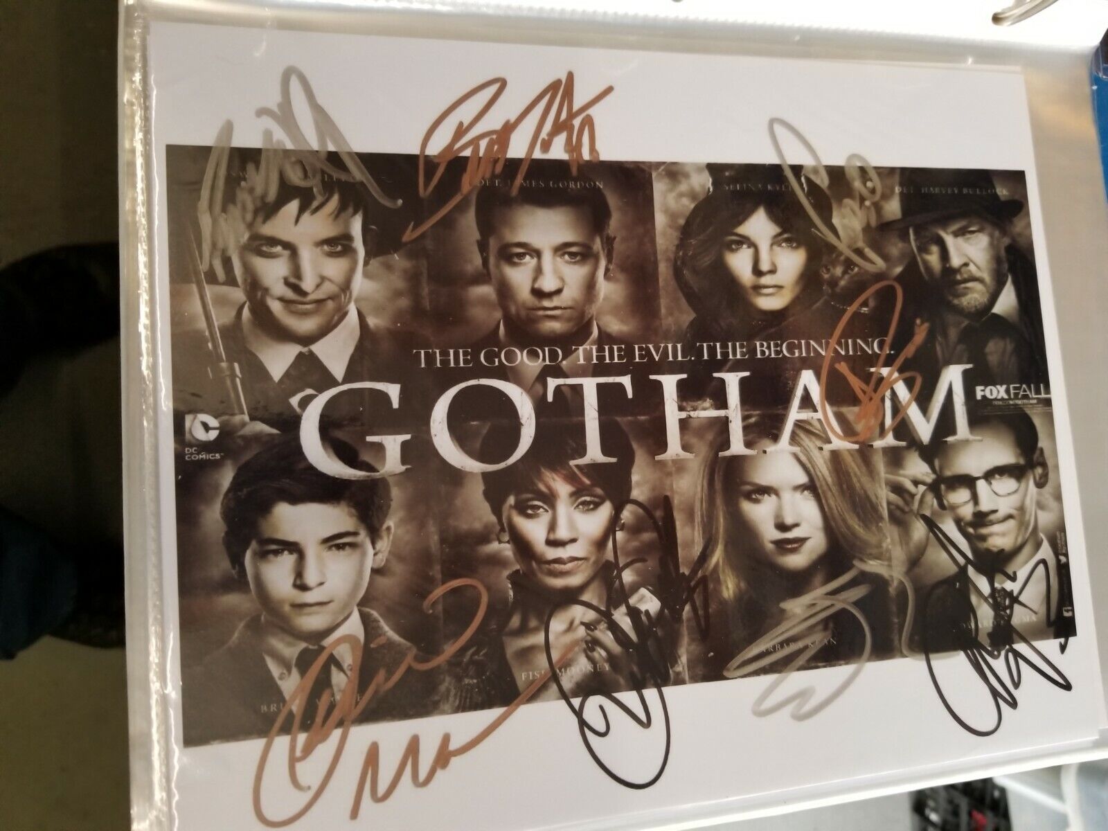 Gotham Cast Signed 8x10 Photo Poster painting RP -  Shipping!! Batman