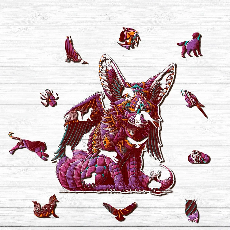 Ericpuzzle™ Ericpuzzle™Fox Goddess Wooden Puzzle