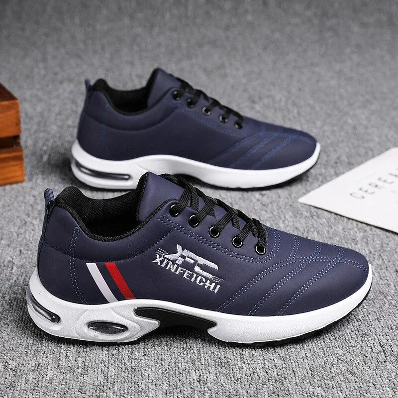 2021 Men Casual Shoes Spring New Fashion Flat Breathable Sneakers Light Shoes Male Tennis Sneaker White Business Travel Footwear