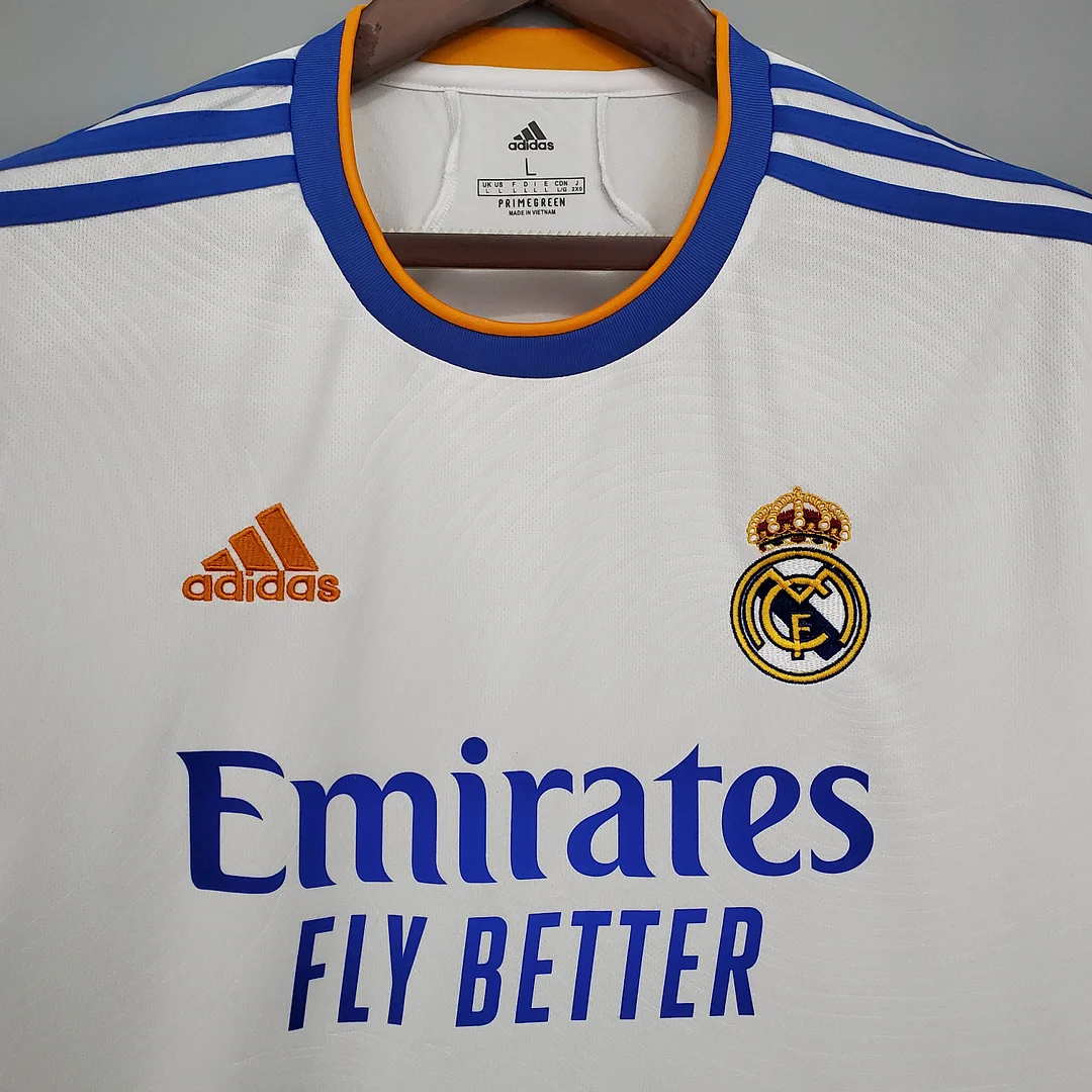 2021/2022 Real Madrid Football Shirt Home