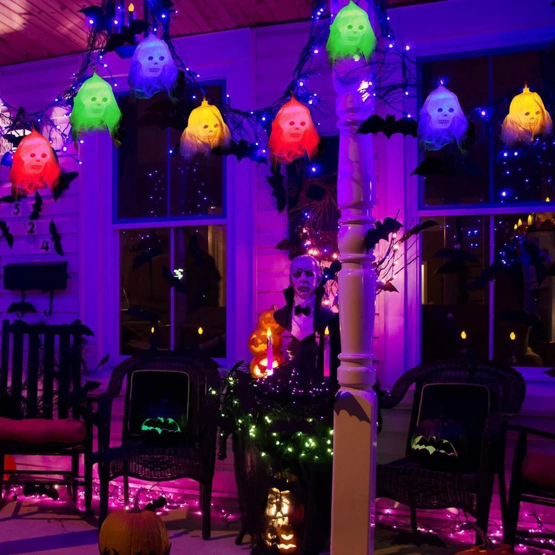 Skeleton Halloween Light Decorations