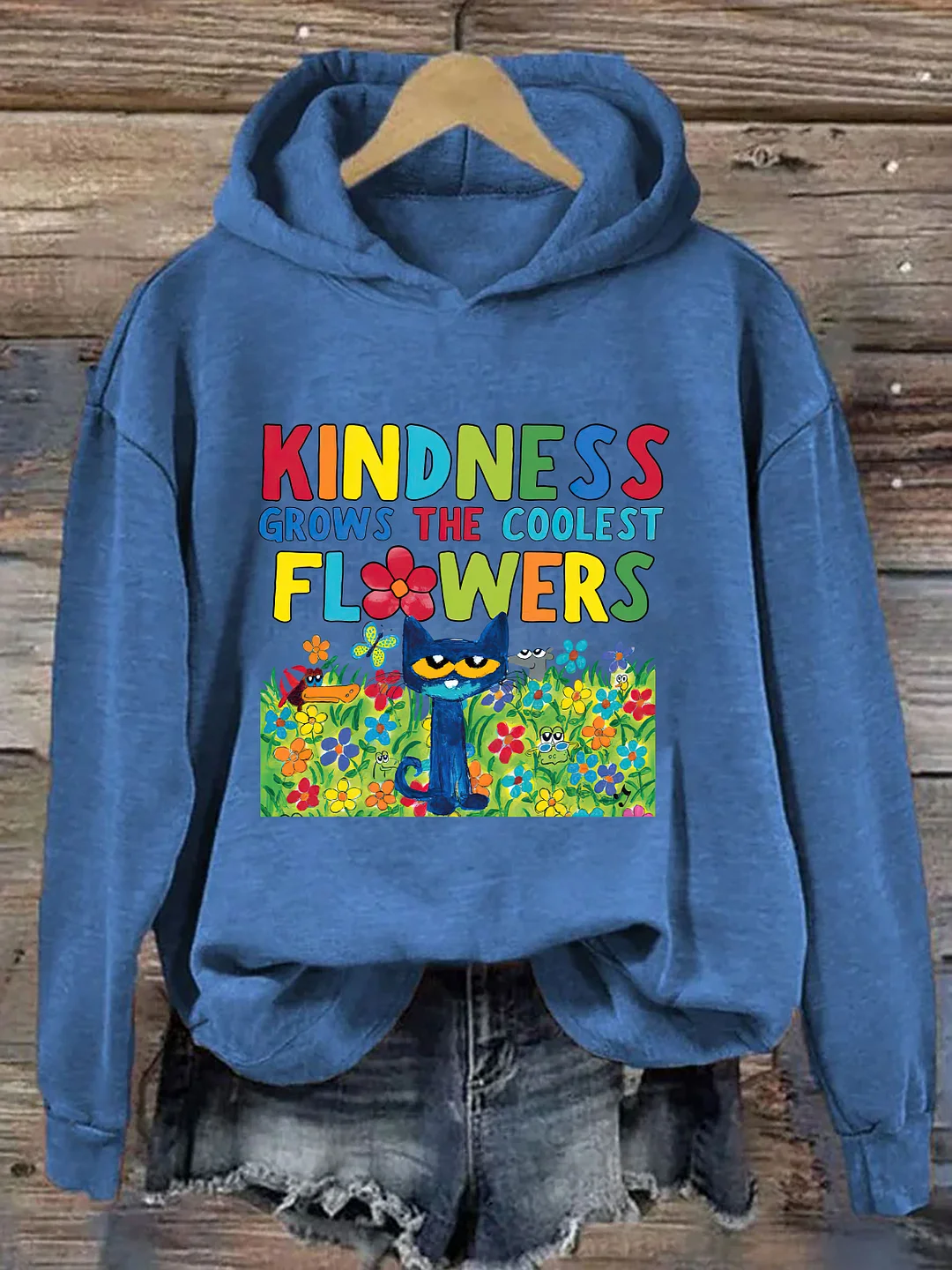 Kindness Grows The Coolest Flowers Hoodie