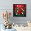 Diamond Painting - Full Round Drill - Christmas Poinsettia(Canvas|30*30cm)