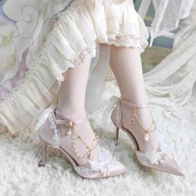 Harajuku Princess OTT Kitten Heel Shoes BE1319