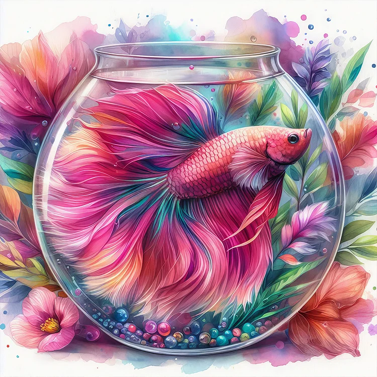 Goldfish - Full Round Drill Diamond Painting - 40*40CM(Canvas)