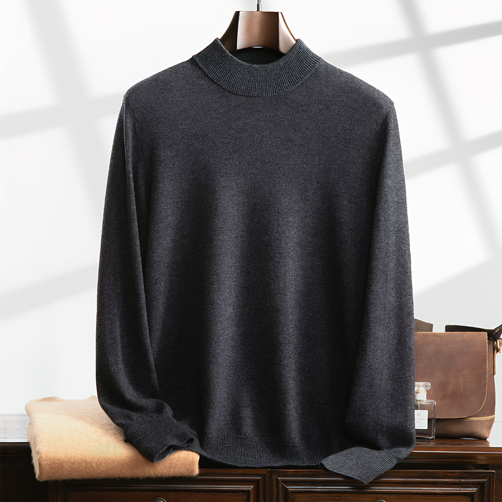 Multi-color Pullover Cashmere Sweater For Men REAL SILK LIFE