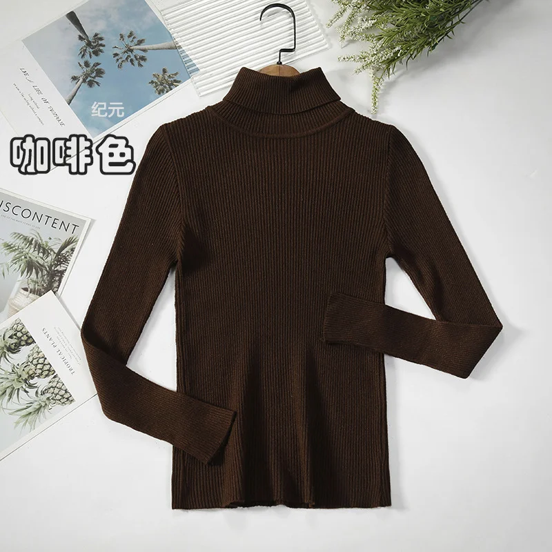 Uveng Uveng Sweater Woman With Bottom Shirt Autumn And Winter New Long Sleeves To Keep Warm Body Solid Color Knitted Shirt