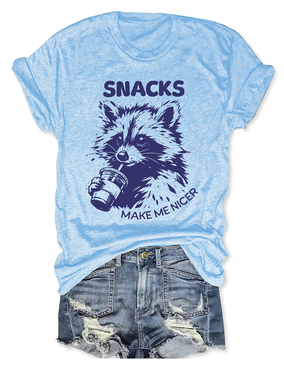 Snacks Make Me Nice T-shirt