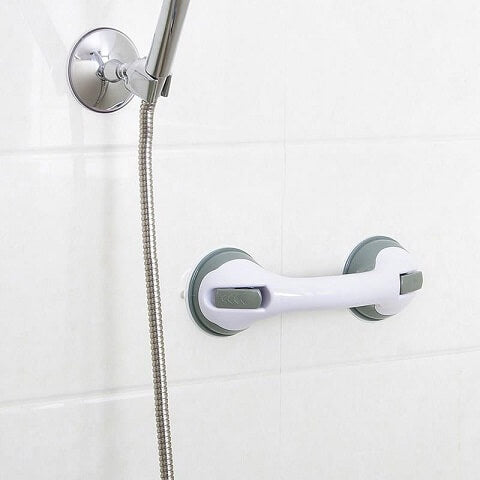 Falling in the bathroom can lead to painful injuries, especially for the elderly! We have a simple yet effective solution Anzen™ Shower Bathroom Suction Cup Safety Grab Bars For Elderly And Handicap.