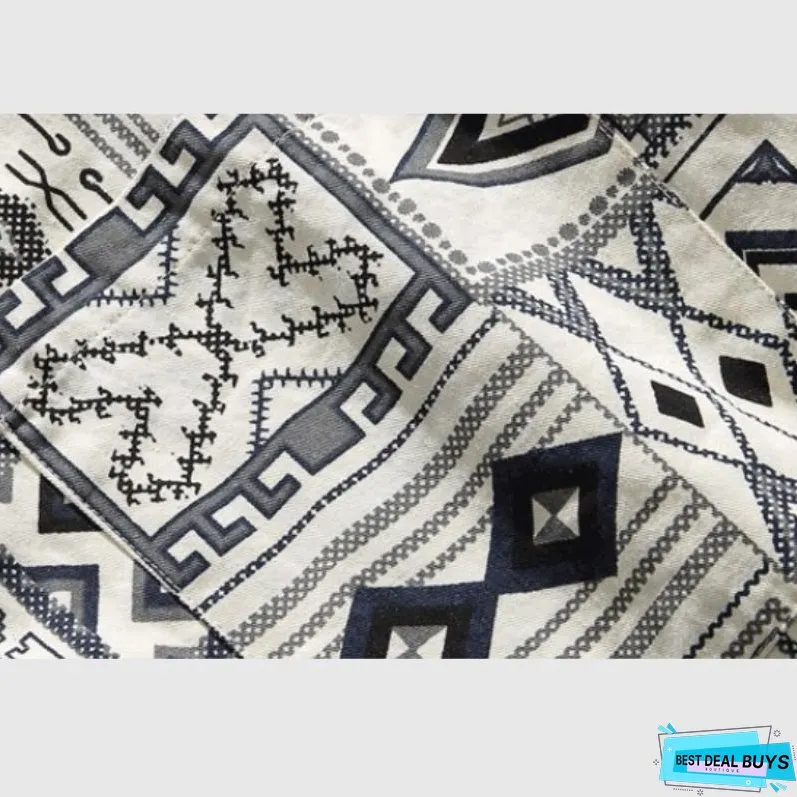 Geometric Print Shirts