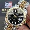 Rolex DateJust 41mm Two Tone Yellow Gold on Jubilee with Black Dial Super clone
