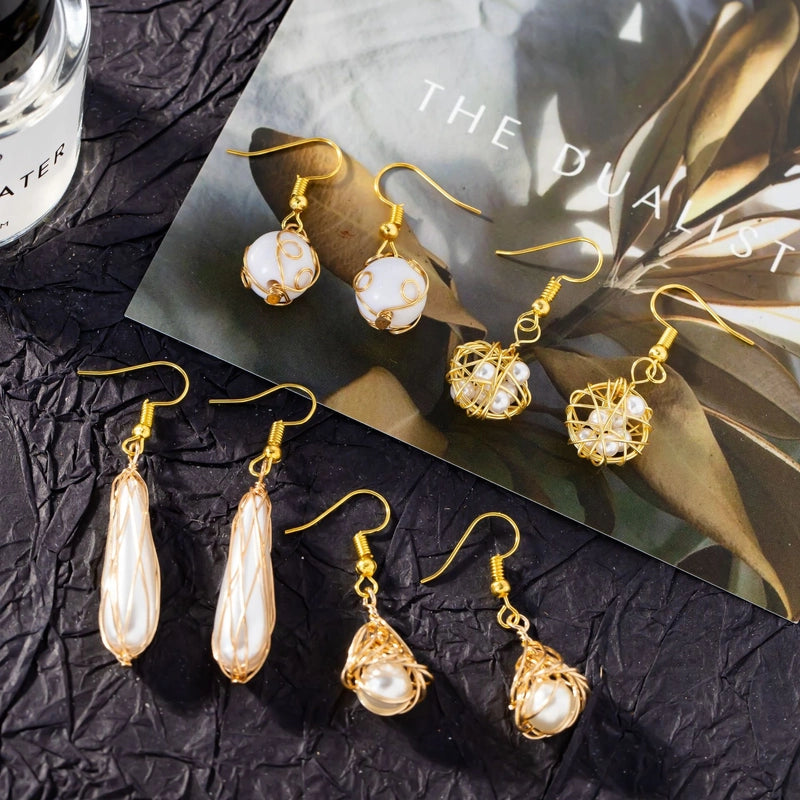 10 PCS/Package Copper Geometric Pendant Jewelry Accessories