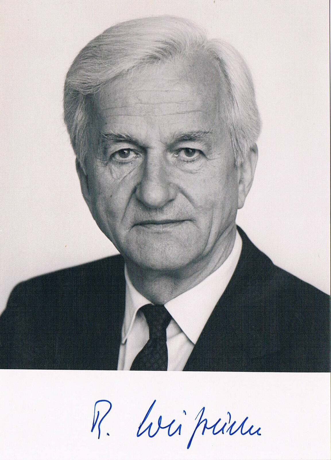 Germany Richard von Weizs?cker 1920-2015 autograph signed Photo Poster painting 4x6