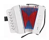 Button Accordion 10 keys Accordion,Musical Instrument,Mini Accordian Gift for Beginners 