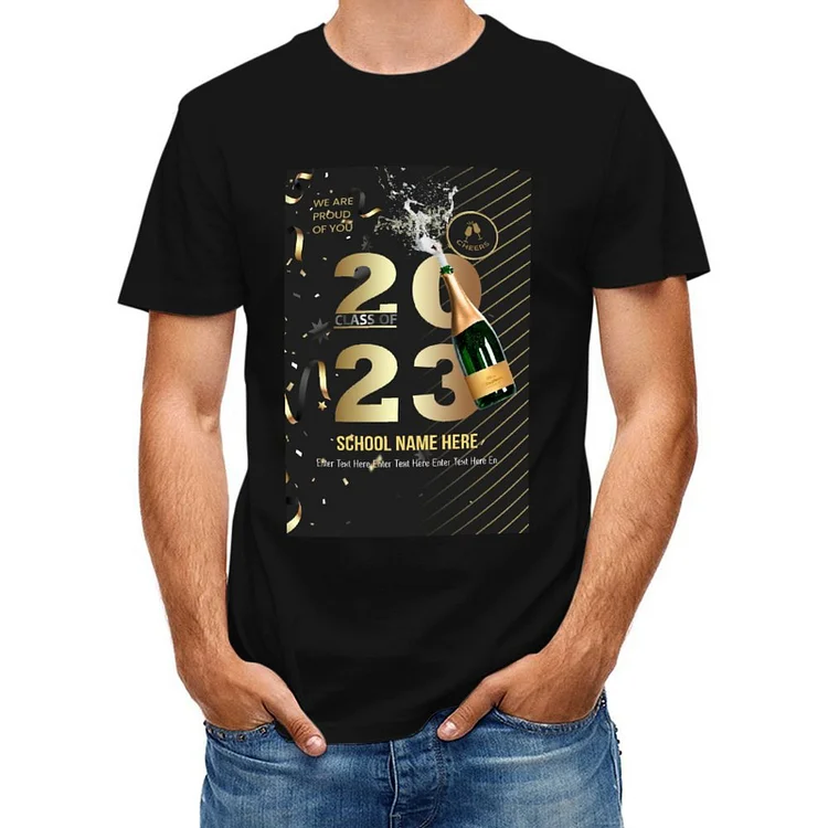 Class Of 2023 Designable Short Sleeve T-Shirt