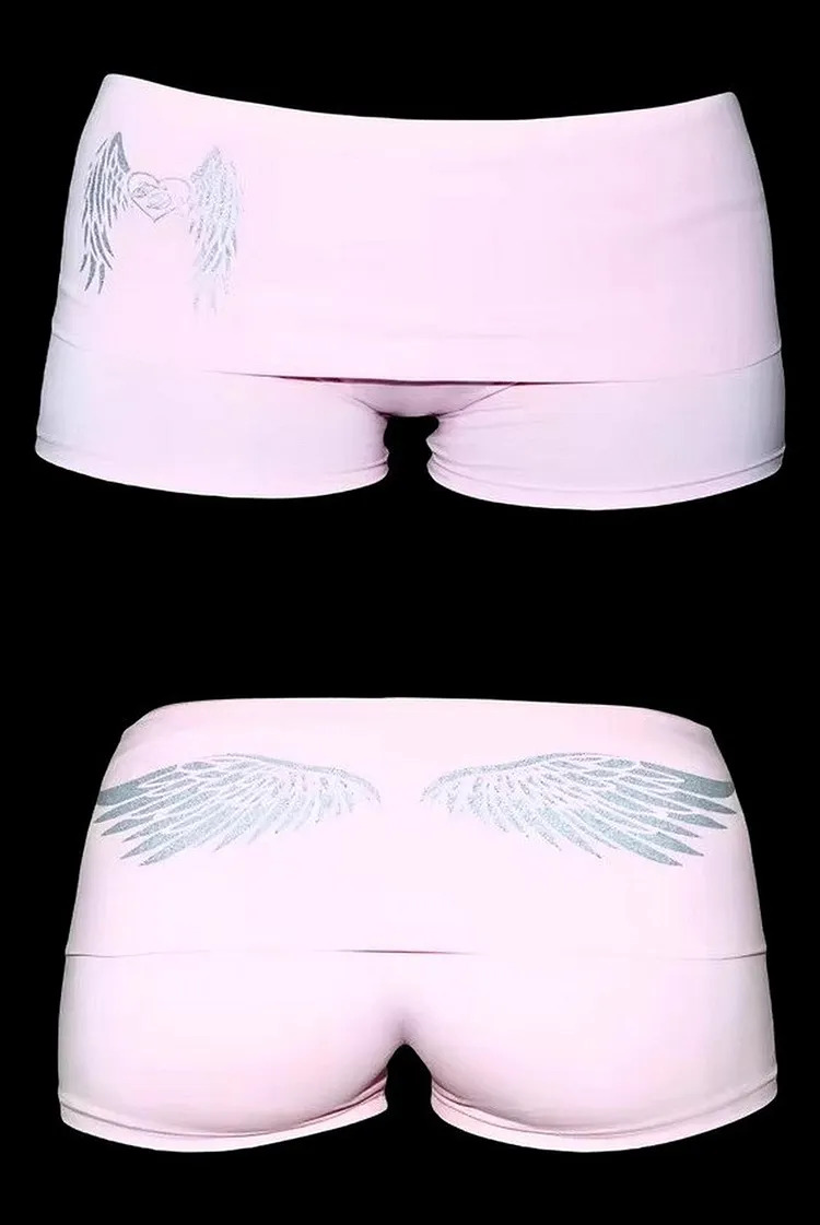 Low Rise Slim Fit Women's Shorts with Elastic Waist for Summer
