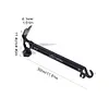 Camping Tent Staple Hammer Aluminum Alloy Hammer for Hiking Gardening (Black)