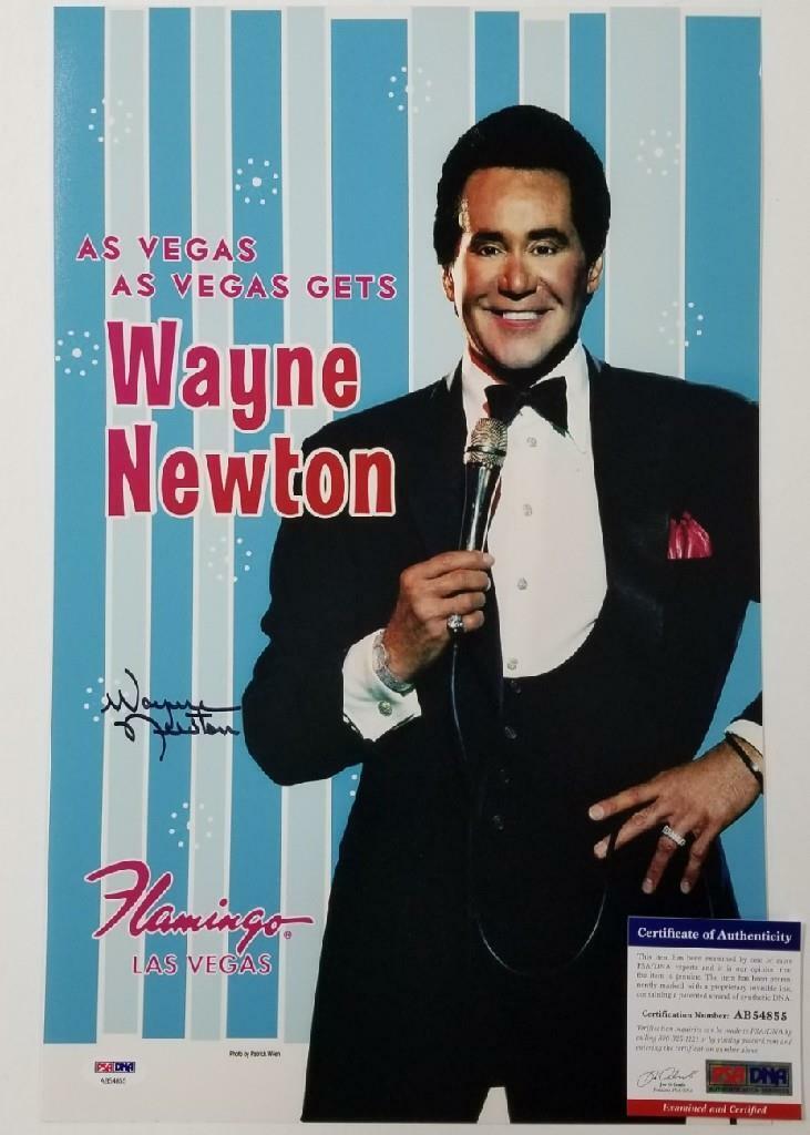 Wayne Newton signed 11x17 Photo Poster painting Las Vegas Actor Singer Autograph ~ PSA/DNA COA