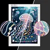 Diamond Painting-DIY Special Shaped Drill Pearl Painting Jellyfish(30x40cm)