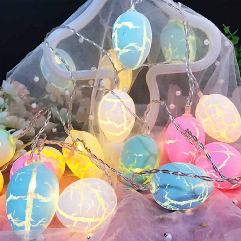

1.5M 10Led Cracked Egg Light String Night Light Easter Festival Party Decor, 501 Original
