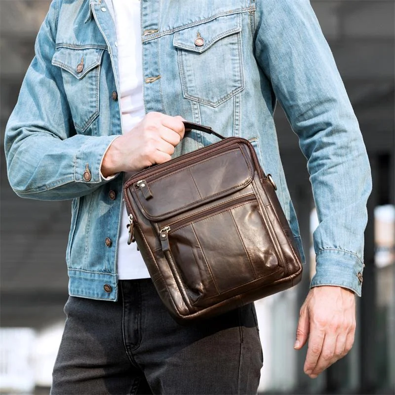 Casual Retro Leather Shoulder Bag Fashion Handbag