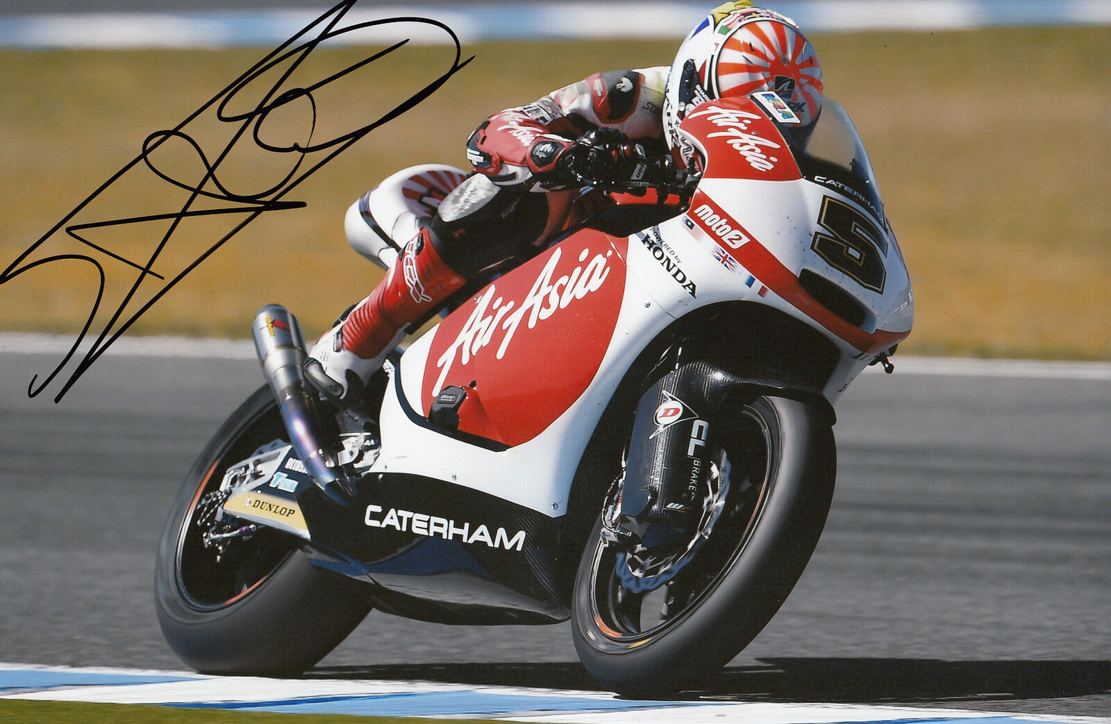 Johann Zarco Hand Signed AirAsia Caterham Suter 12x8 Photo Poster painting 2014 Moto2 1.