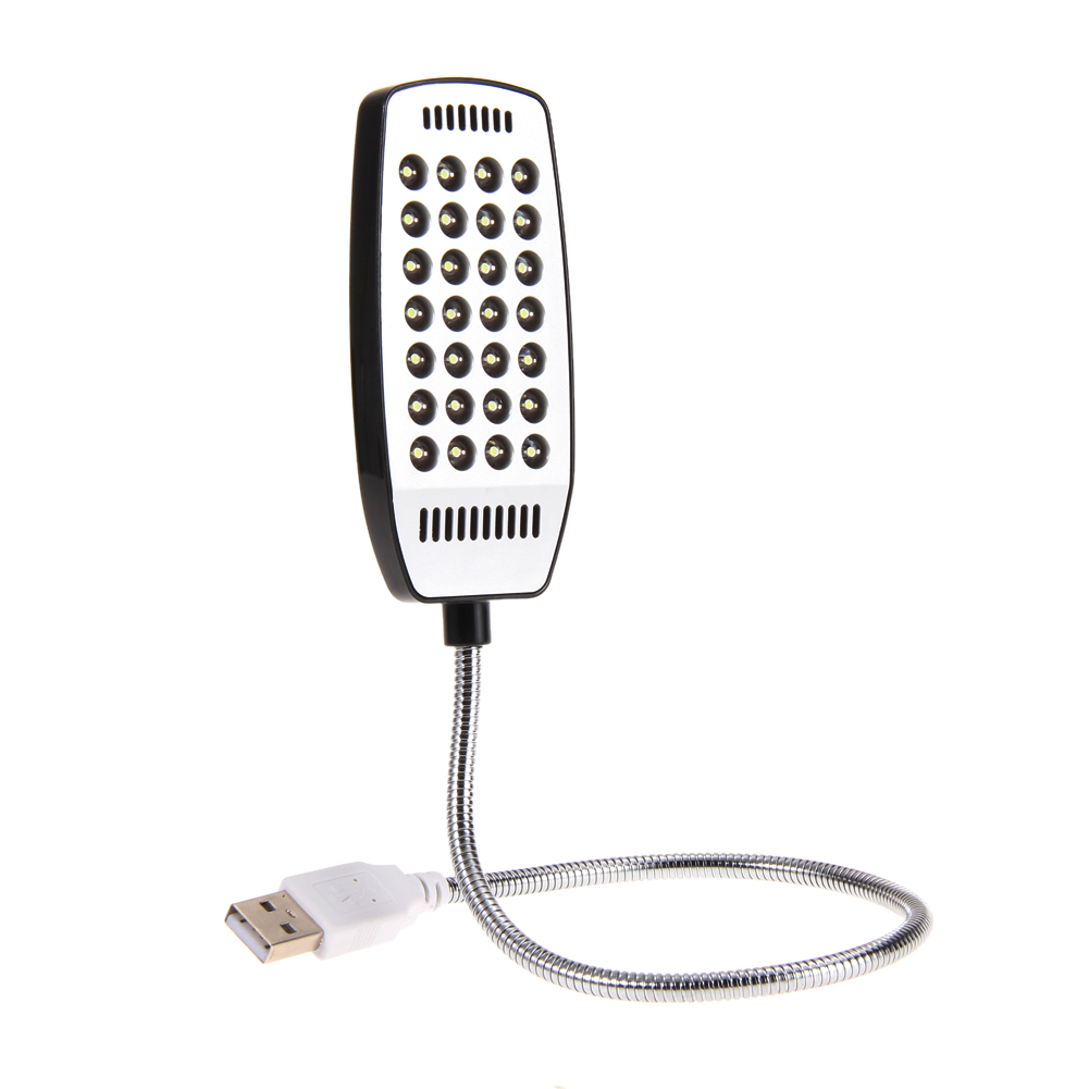 

Bright 28 Led Usb Mini Light Flexible Computer Lamp Laptop Pk Reading, Black, 501 Original