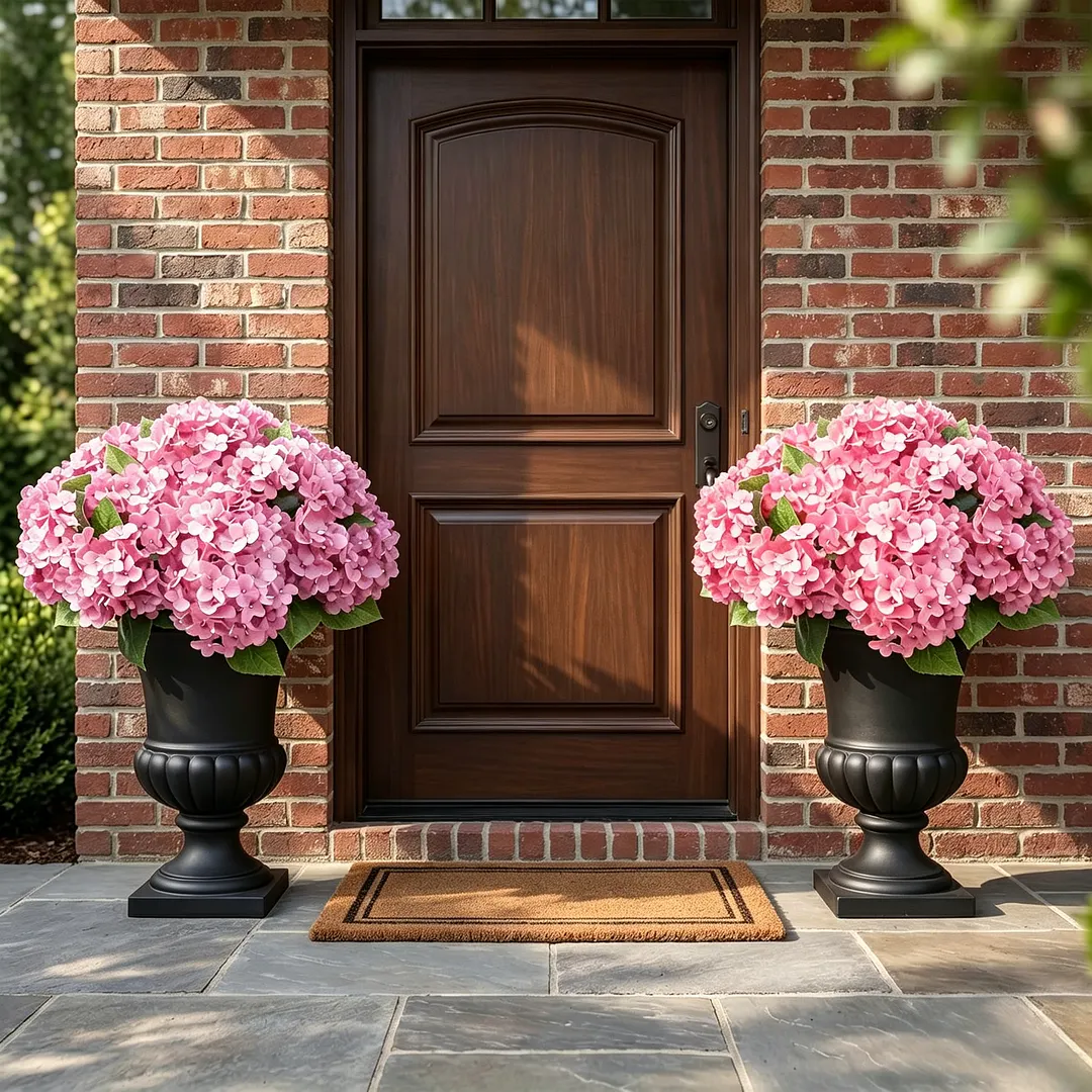 🔥Hot Sale 70% OFF🔥Artificial Outdoor Hydrangea Flowers - UV resistant. Waterproof. Windproof