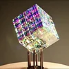Colored Cube Crystal Prism Gradient Color Crystal Ornaments