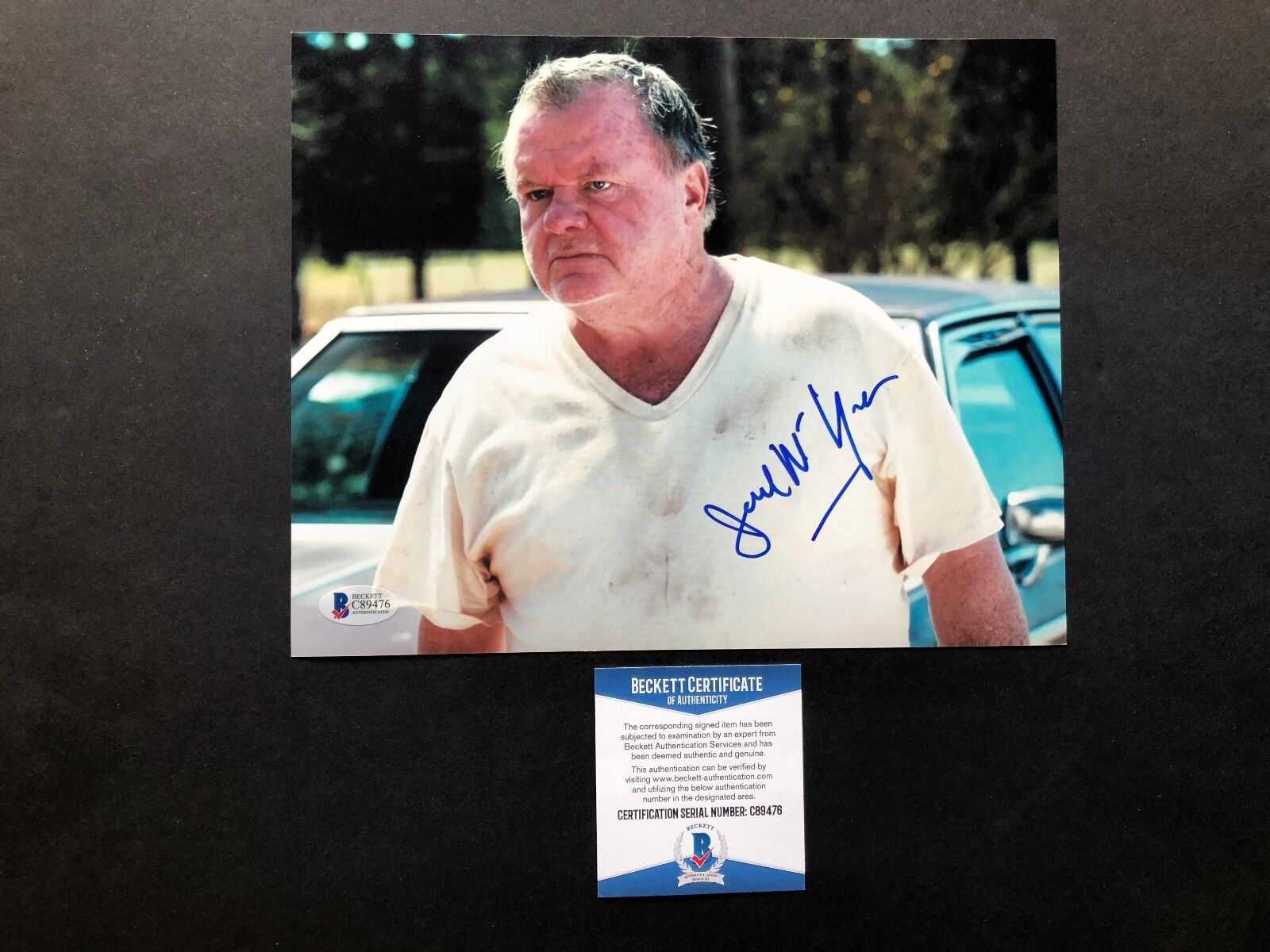 Jack McGee Hot! signed autographed 21 Rescue Me The Fighter 8x10 Beckett BAS coa