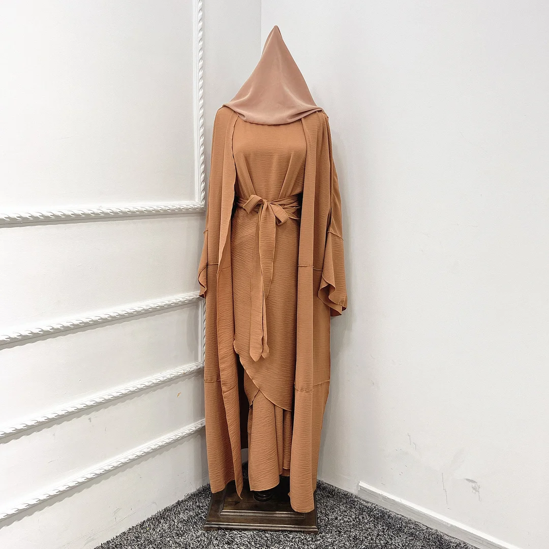 Uveng Cotton Blend Wear Dress Skirt Three-piece Suit