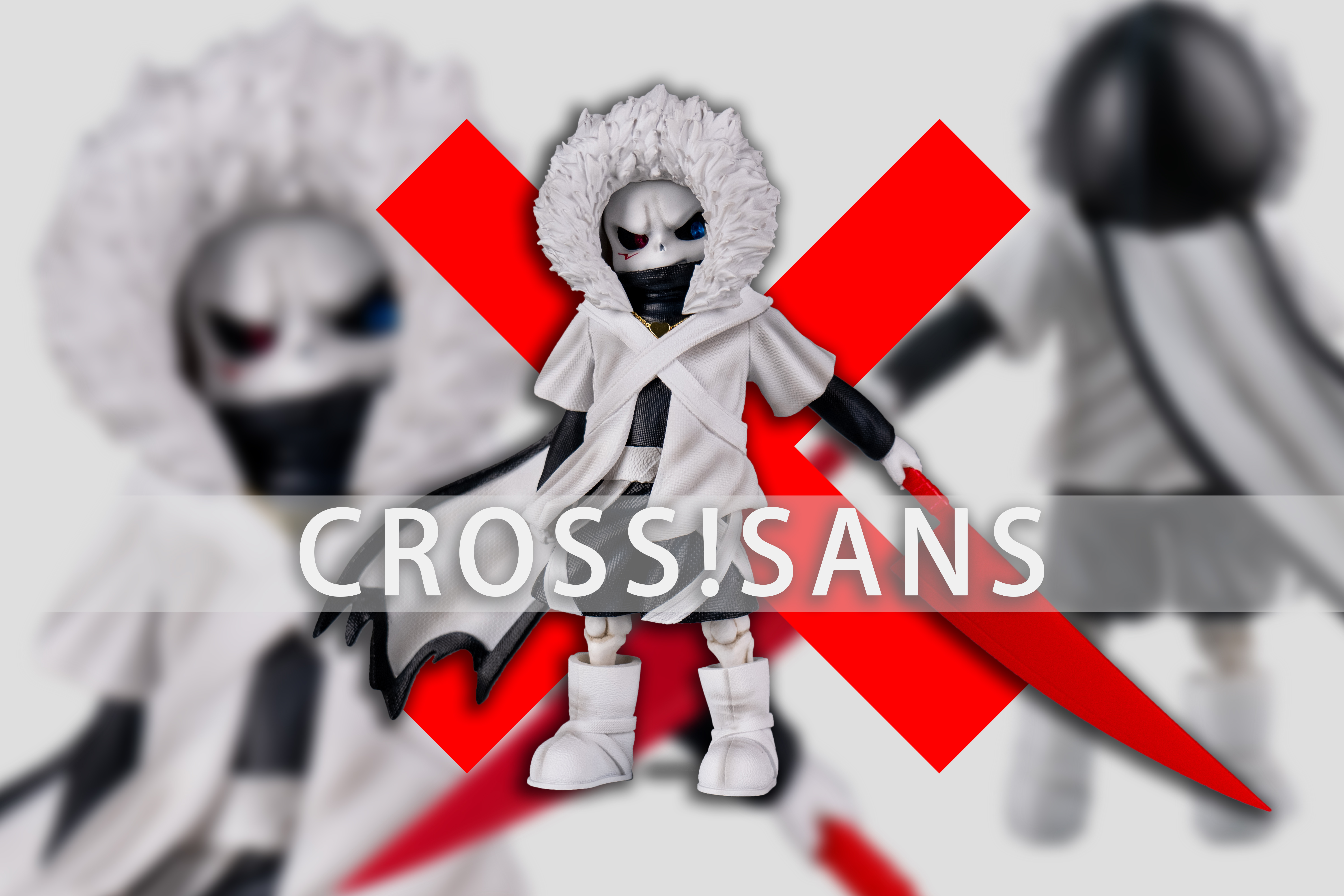 GamePlayer Studio - Undertale - Cross SANS with LED Statue (GK)-
