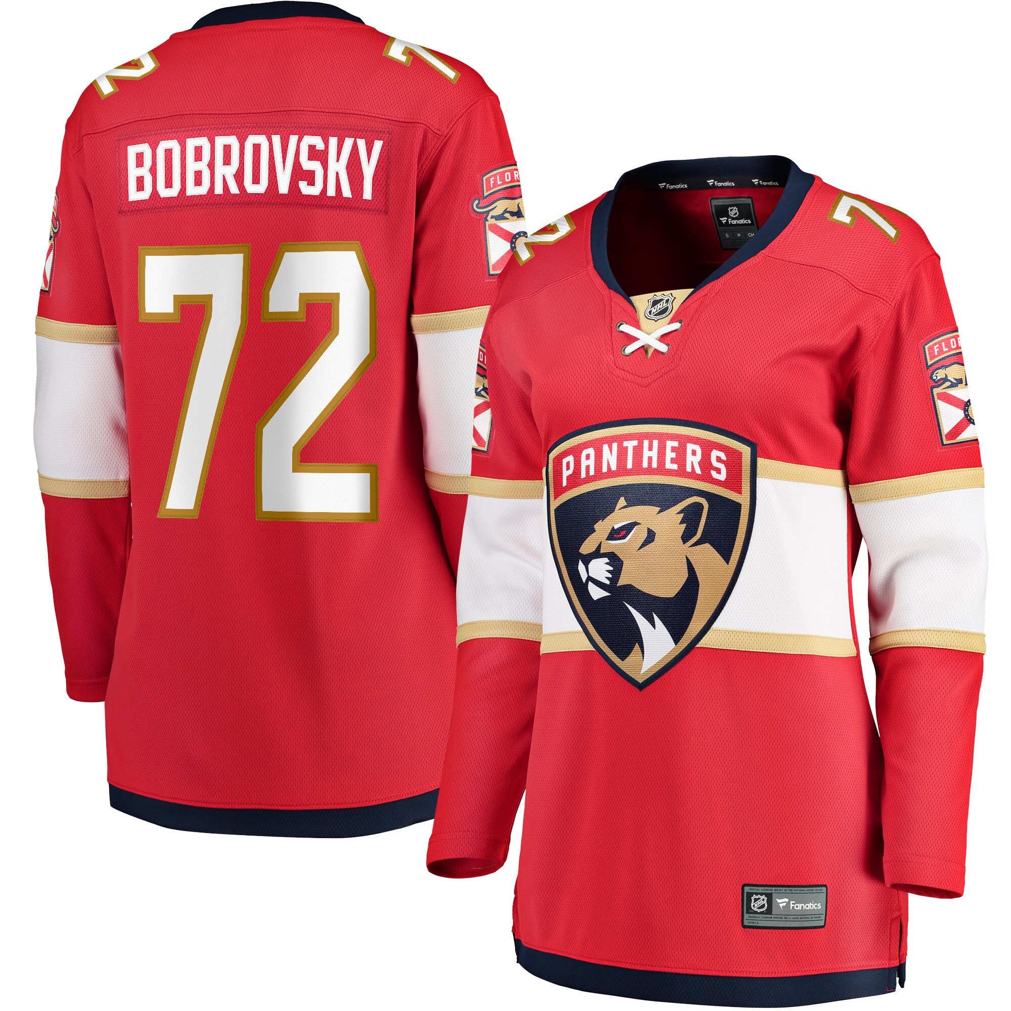 Sergei Bobrovsky Florida Panthers Fanatics Women’s Home Breakaway Jersey – Red mysite