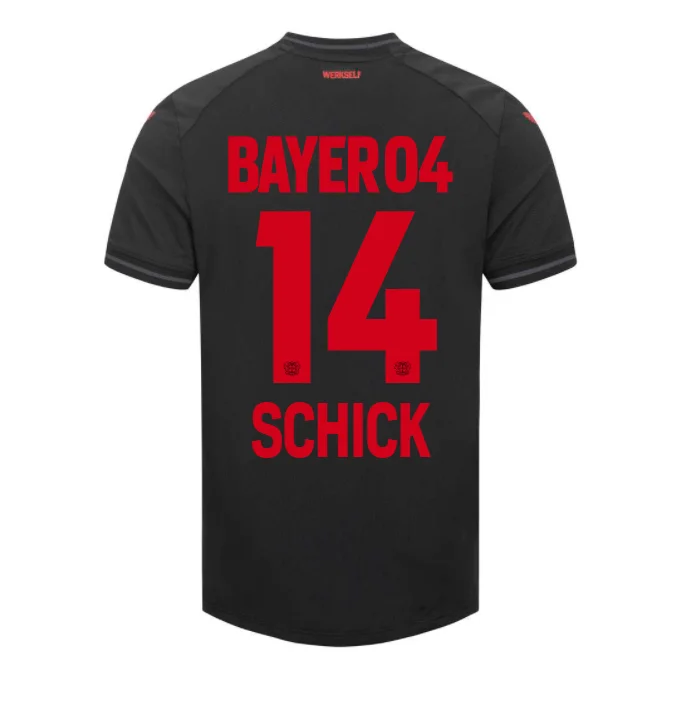 Bayer Leverkusen Patrik Schick 14 Home Trikot 2023-2024