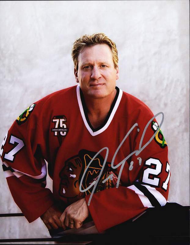 Jeremy Roenick authentic signed NHL hockey 8x10 Photo Poster painting W/Cert Autographed A0007