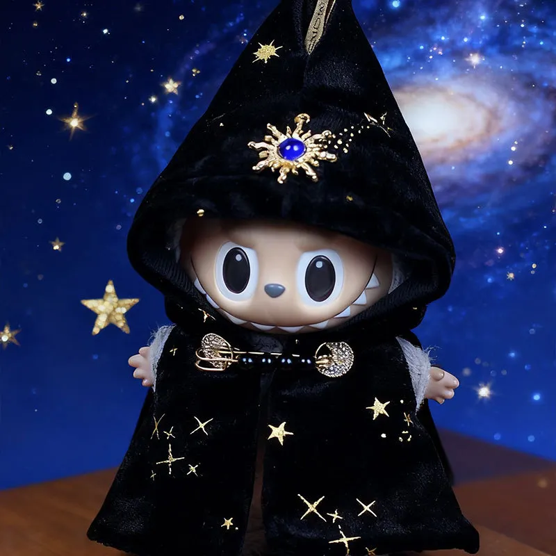  clothes only] Suitable for sp sleepless theater series Wednesday vinyl doll baby clothes mysterious cape set