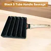 5 Grids Sausage Pan Hot Dog Maker Hot Dog Mold Pan for Outdoor Kitchen Breakfast