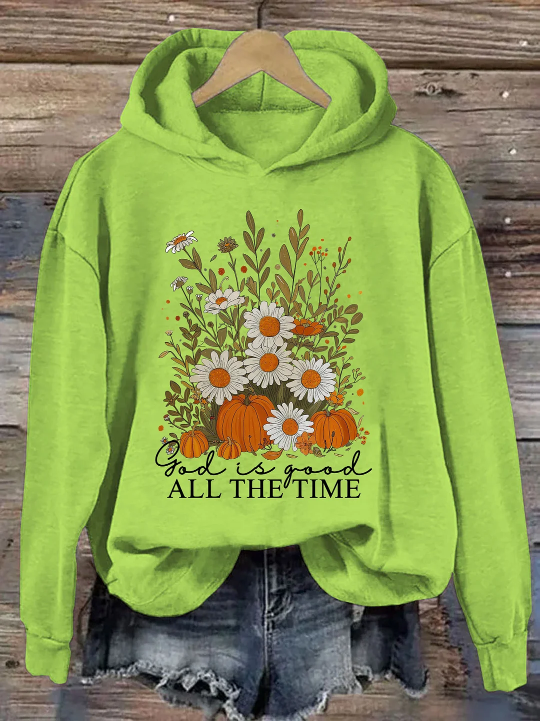 Fall Christian God Is Good All The Time Hoodie