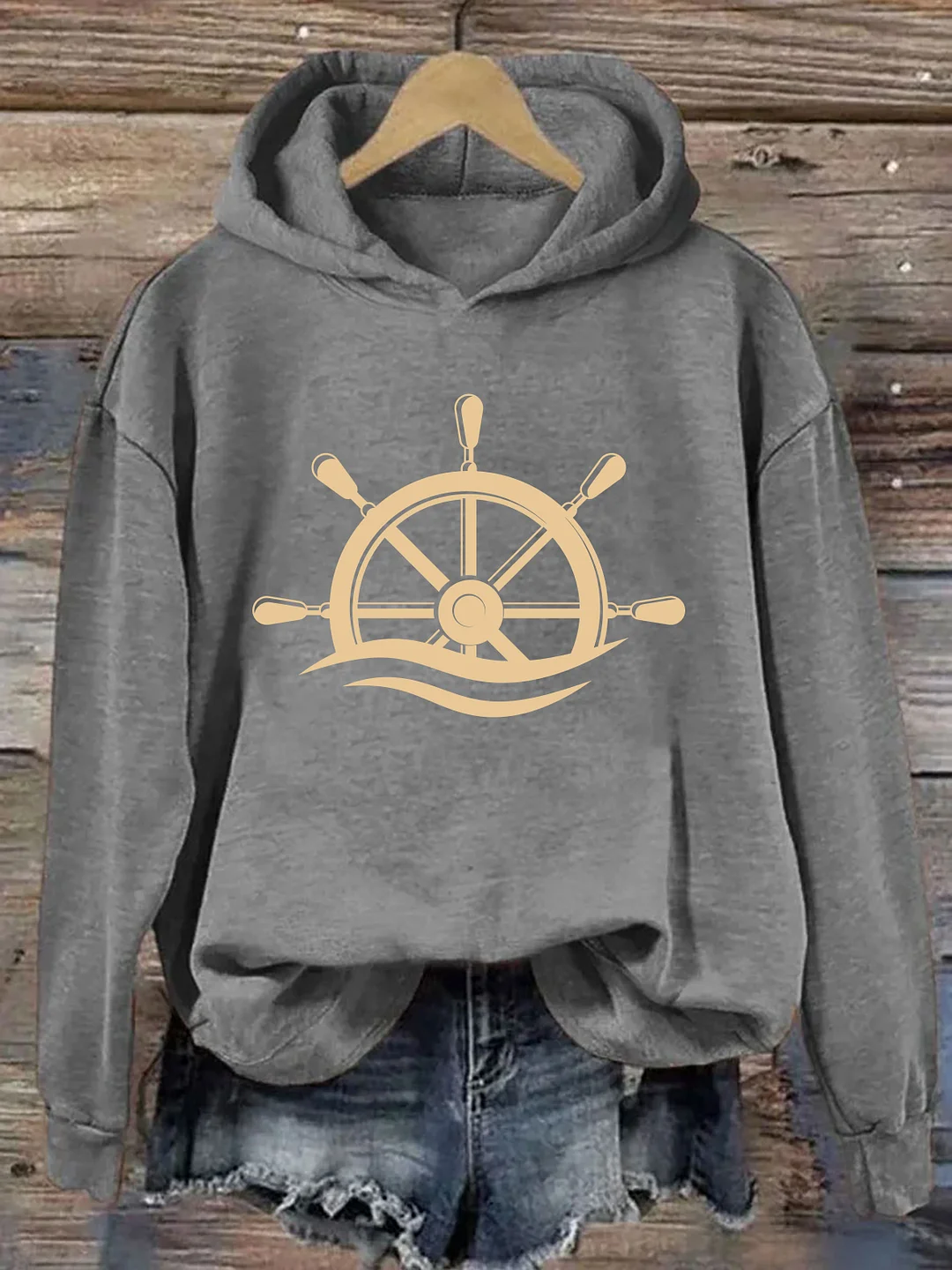 Ship Wheel Hoodie