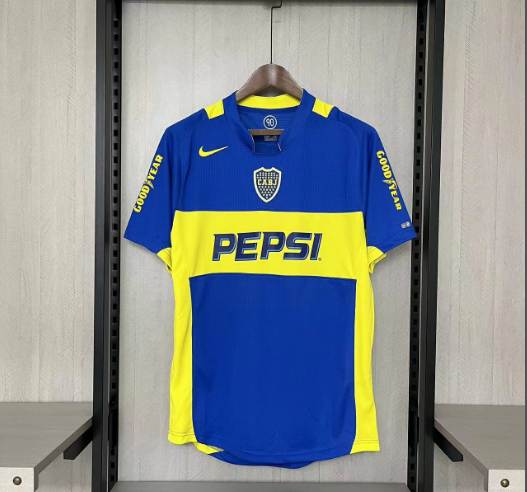 Retro Boca Juniors 2004/2005 Home Football Jersey Thai Quality