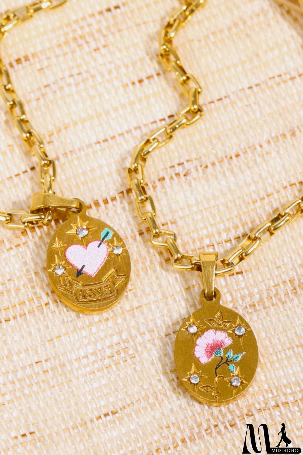 MidiSono - Stainless Steel 18K Gold-Plated Necklace