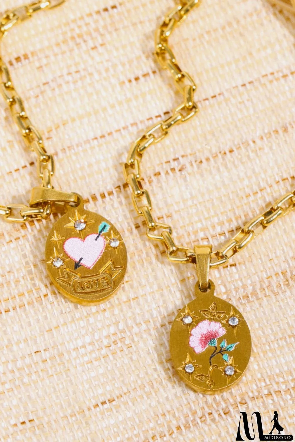 MidiSono - Stainless Steel 18K Gold-Plated Necklace