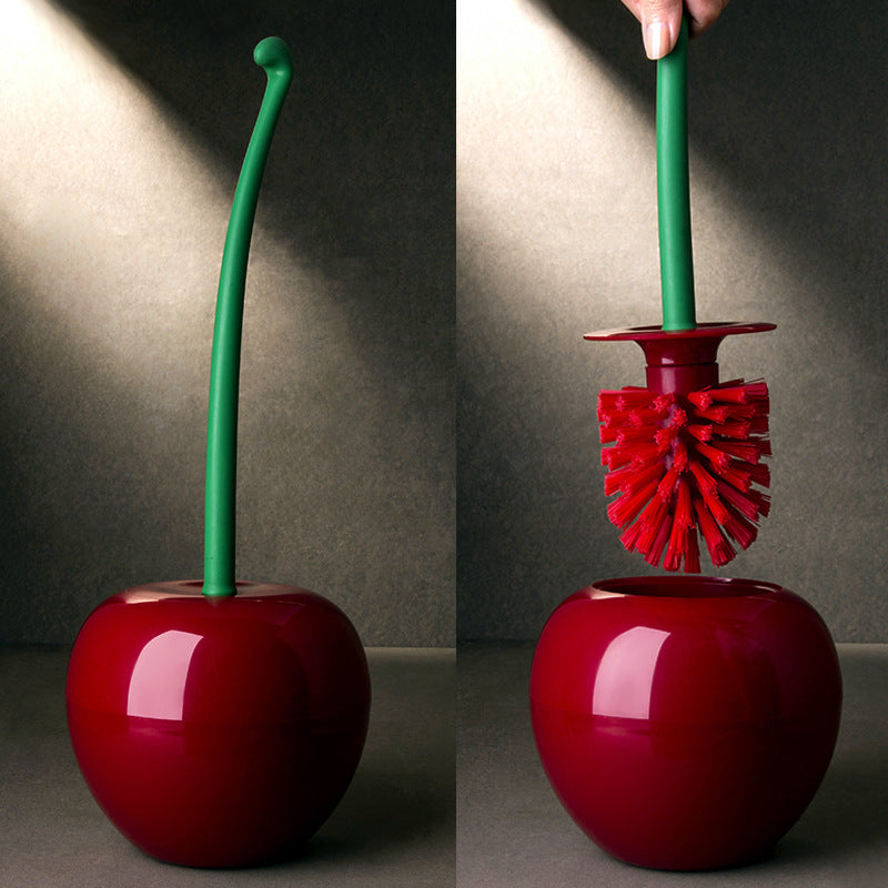 The brush head is black and Brush head can be replaced. Toilet brush and plunger set stores near the toilet in an all which makes for a convenient storage option for the restroom Toilet brush set design for convenient, clean and sanitary Can help you more effectively to achieve the best cleaning result.