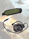 HD01 7.1 mm Earpiece Microphone Wakie Talkie Headset for Bowman Elite II