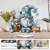 Diamond Painting Acrylic Single Sided January Snowflakes Gnome Gnome Ornaments Tabletop Home Office Decor